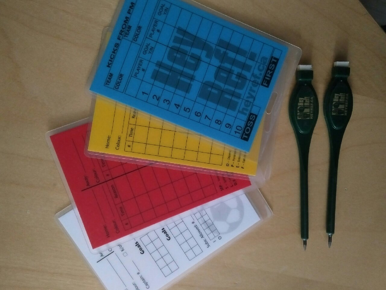Hey Ref Erasable Write on Card Set (With Mailing)