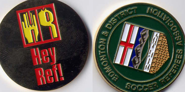 HeyRef/EDSRA Gold Flipping Coin