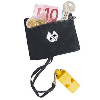 Wristband Safe with Zip and Elasticized Lanyard